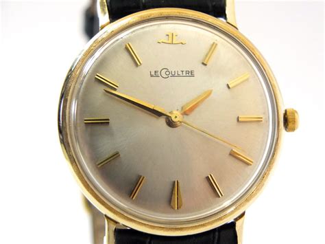 Jaeger Lecoultre 14k 1953 Vintage Gold Watches