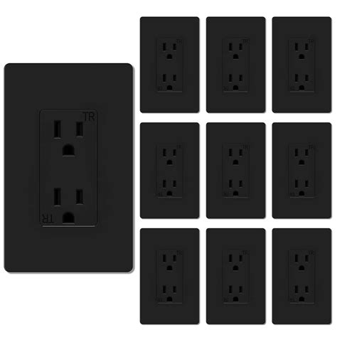 Buy WEBANG Decorator Receptacle Outlet, Screwless Wall Plate Included