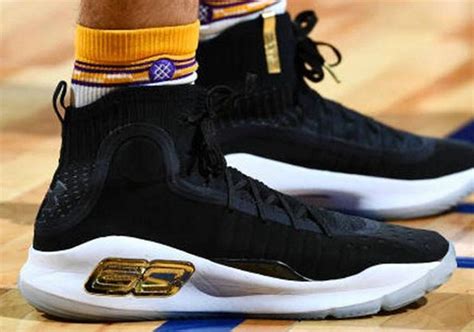 Steph Curry Gave Lonzo Ball The Under Armour Curry 4 Black Gold Lonzo