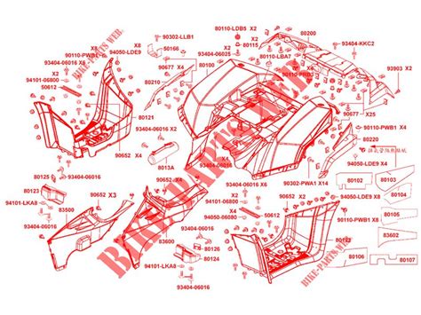 CARENAGES AVANT Pour Kymco MXU 700I EX IRS 4T EURO II KYMCO