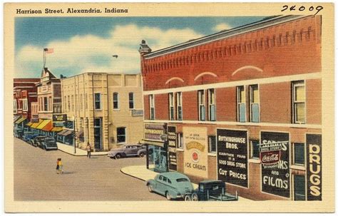 This is a 1930s postcard despicting Harrison Street in Alexandria ...