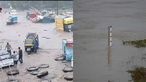 Watch Flood Like Situation In Parts Of Gujarat Yamuna Above Danger