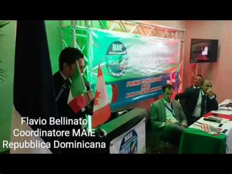 Flavio Bellinato Interviene Al Primo Congresso Maie Nord E Centro