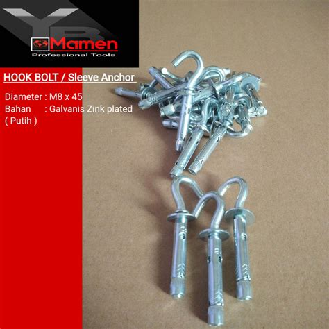 Hook Bolt M8x45 Dynabolt Gantung M8x45 Lazada Indonesia