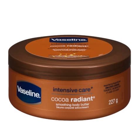 Vaseline Cocoa Radiant Body Butter Lotion 8 Fl Oz Smiths Food And Drug