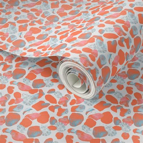 Abstract Coastal Terrazzo Soft Wallpaper Spoonflower