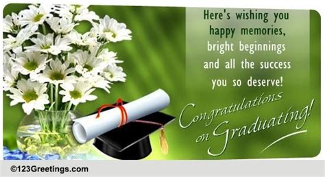 Graduation Congratulations Cards Free Graduation Congratulations