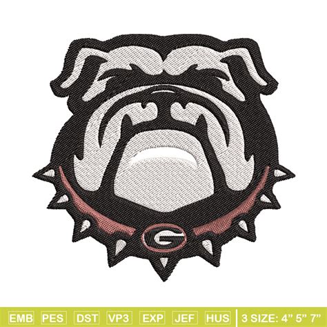 Georgia Bulldogs embroidery, Georgia Bulldogs embroidery, Fo | Inspire ...