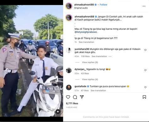 Video Viral Pelajar Smp Marah Saat Ditegur Polisi Gegara Tak Pakai Helm