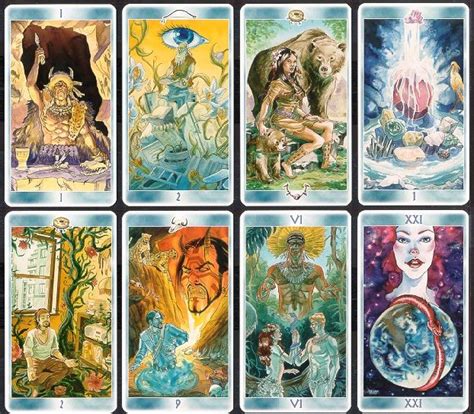 The Shaman Tarot Deck Palm Reader Therapy Gift Cartomancy Tarot Card