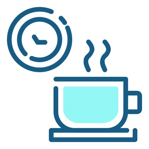 Coffee Break Generic Blue Icon