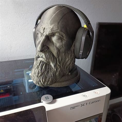 Kratos God Of War Headphone Stand Headphone Holder 3d Printed Headphone Accessories