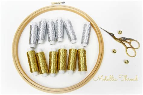 Metallic thread, metallic lame thread, gold thread, silver thread ...