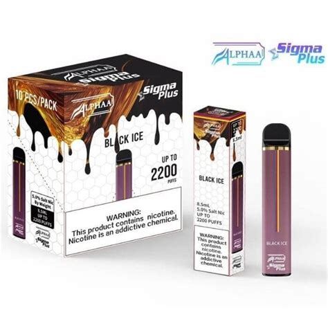 Alphaa Sigma Plus Disposable Vape Kit 2200 Puffs 8 5ml Vapesourcing