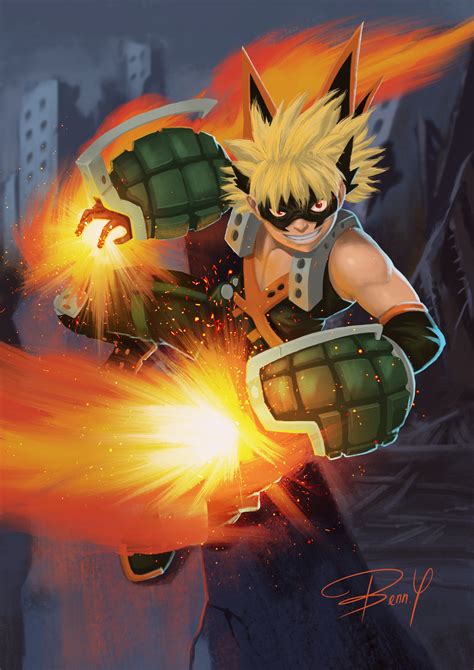 Benny Yansen - Bakugou (My Hero Academia Fanart)