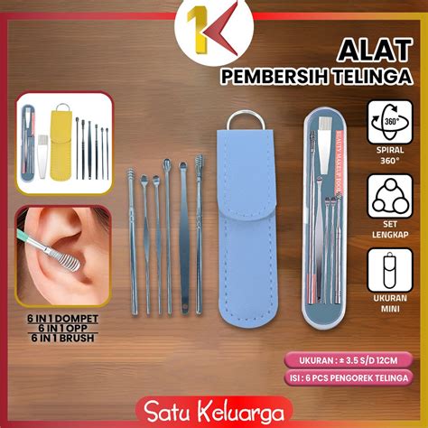 Jual SK C571 C572 Alat Pembersih Telinga Korek Kuping Ear Wax 6 In 1