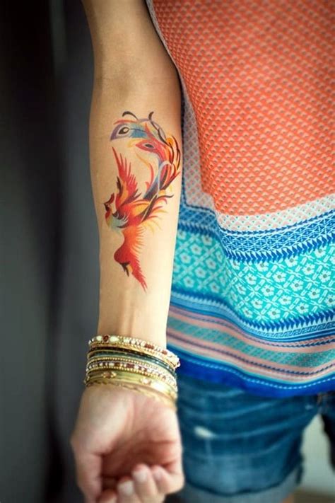 Phoenix Watercolor Tattoo Images - Phoenix Watercolor Tattoo Images