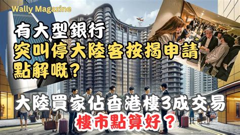 香港大型銀行突停內地客按揭申請！內地買家佔市場據3成以上，會導致撻訂潮嗎？影響樓市嗎？為何大陸人喜歡買港樓？ Youtube