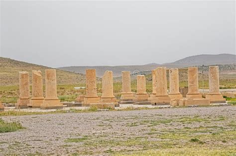 Pasargadae Archaeological Site Stock Image - Image of column, city: 110040909