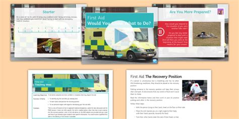 First Aid Lesson Plan Template Twinkl Resources