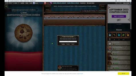 How To Get Inf Cookies In Any Cookie Clicker Best Hack Youtube