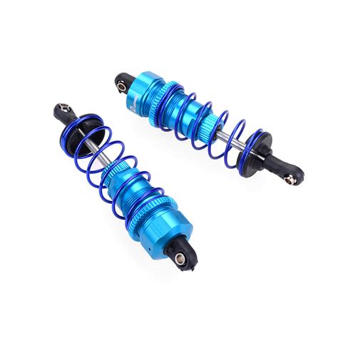 2PCS ZD Racing 7358 Alloy Oil Filled Front Shock Damper Absorber For 1