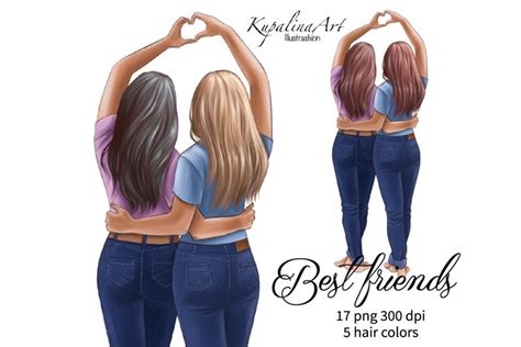 Best friends clipart Besties png Bff clipart (2718433)