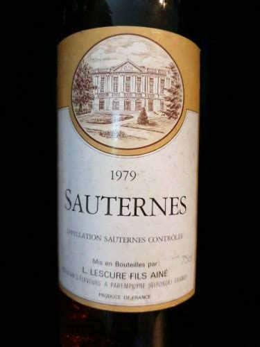 Laurent Lescure Sauternes Vivino US