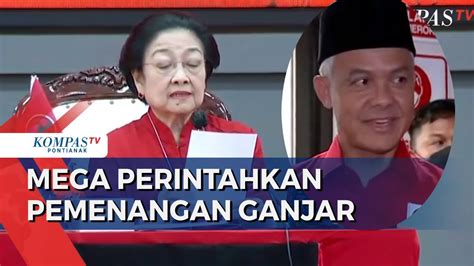 Tutup Rakernas PDIP Megawati Perintahkan Menangkan Ganjar Pranowo