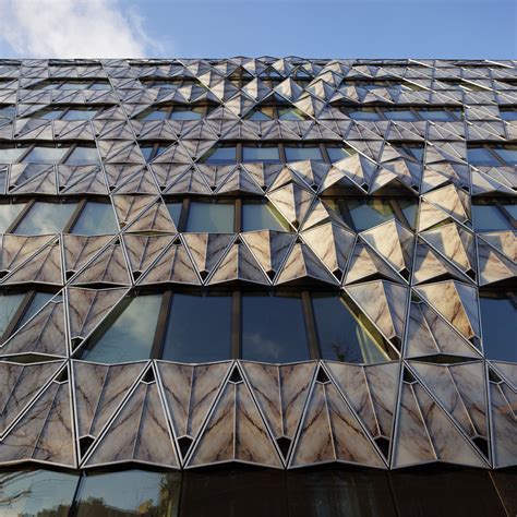 Origami Building In Paris France By Manuelle Gautrand Architecture