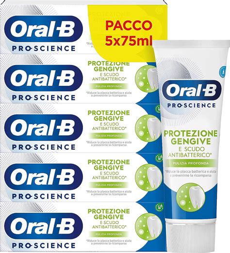 Oral B Dentifricio Protezione Gengive E Scudo Antibatterico