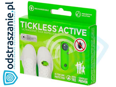 Urządzenie na kleszcze Tickless Active Green dla aktywnych na nogę Run