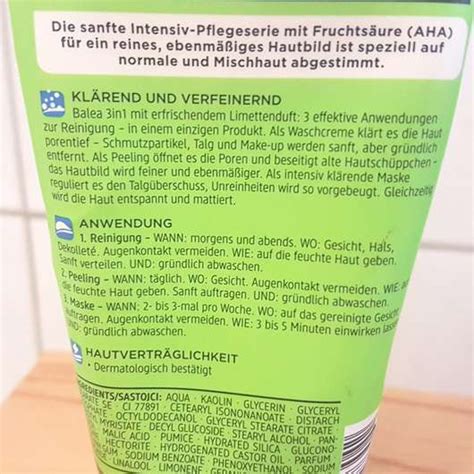 Test Gesichtspeeling Balea Porenfein Reinigung Peeling Maske