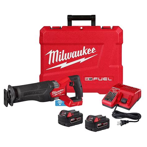 Milwaukee Tool M18 Fuel One Key 18v Brushless Cordless Sawzall Reciprocating Saw Kit W2