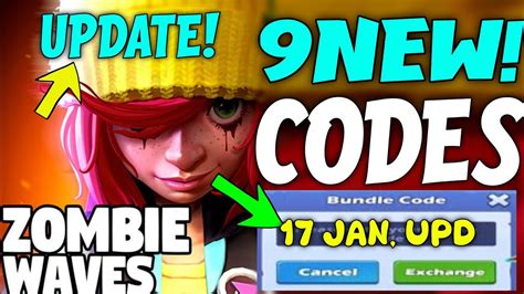 HURRY UP ZOMBIE WAVES CODES ZOMBIE WAVES GIFT CODES ZOMBIE WAVES