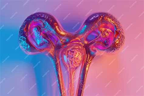 Quantos Ovarios A Mulher Tem - Imagem simbólica do útero e dos ovários ilustrando o tema da saúde da ...