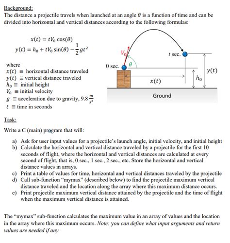 Solved Un The Distance A Projectile Travels When Launched At Chegg