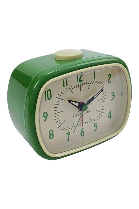 Retro Alarm Clock in Green - GO HOME... Unusual Decor and Gifts