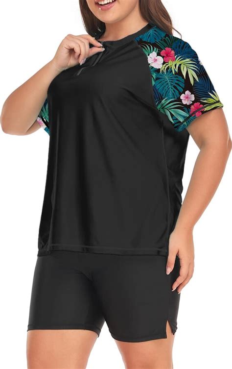 Inno 2 Piece Plus Size Rash Guard For Women Shopstyle Swimwear