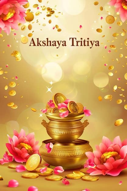 Premium Photo Illustration Of Akshaya Tritiya Celebration With A