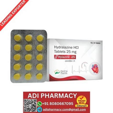 Hydralazine Hydrochloride Tablets 25mg At Rs 80 Stripe Anti Fungal