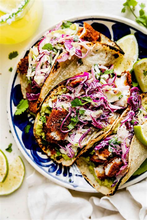 Crispy Fish Tacos With Cilantro Ranch Slaw Plays Well With Butter