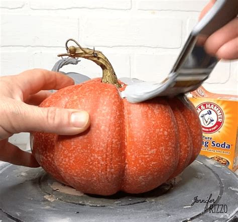 Terracotta Finish Painted DIY Concrete Pumpkins Jennifer Rizzo In