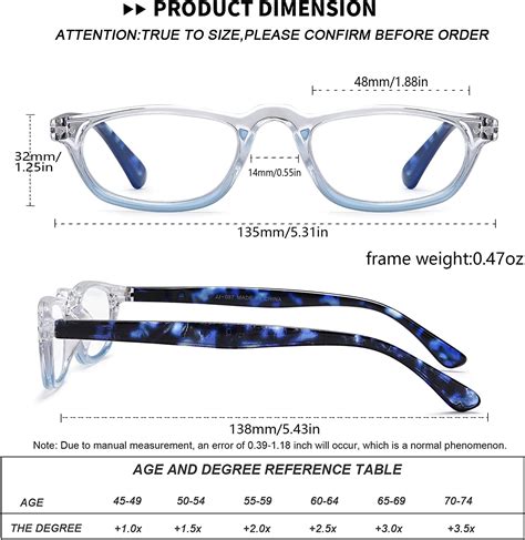 Ytdbns Paquete De Lentes De Lectura Con Bloqueo De Luz Azul Para