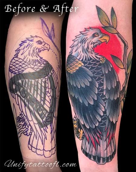 Eagle Cover Up By Bart Andrews Tattoonow