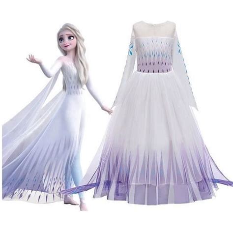 Reine Des Neiges Cosplay Elsa Anna Robe De Filles T D Contract