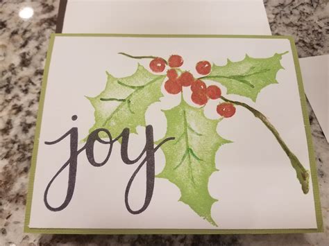 Penny And Black Holly Sprig Christmas Cards Winter Cards Card Craft