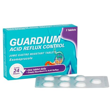 Guardium Acid Reflux Tablets 20mg 7 Pack Really Good Culture