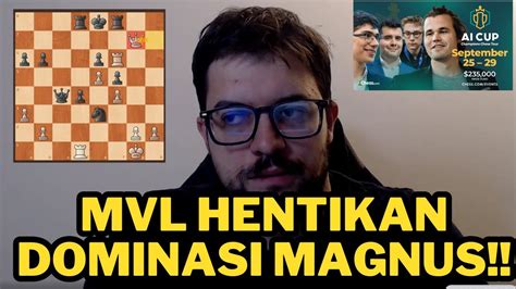 MAGNUS TUMBANG Maxime Vachier Lagrave Vs Magnus Carlsen AI CUP