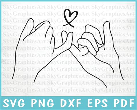 Besties Couple Hands Svg Cut File For Cricut Best Friends Etsy Canada